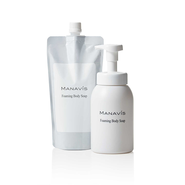 Foaming body soap set (refill & special bottle)