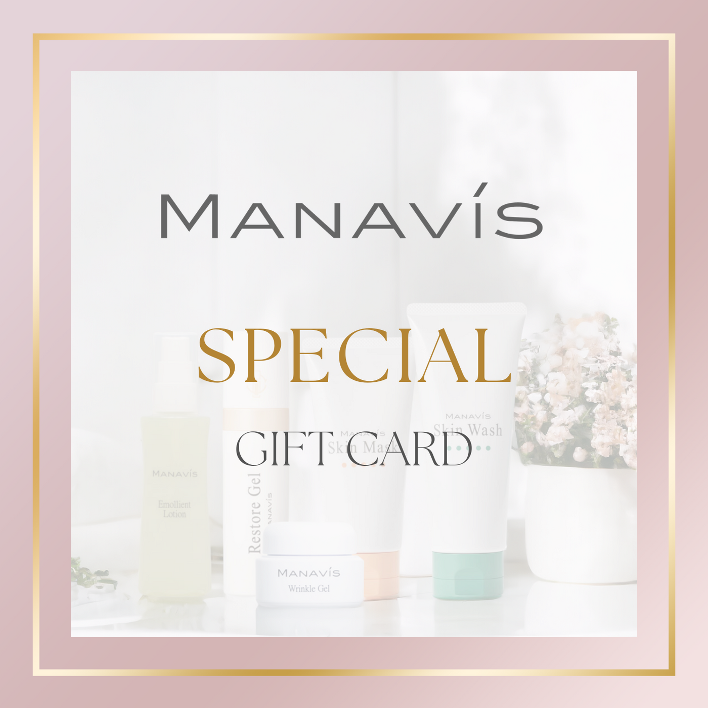 Manavis Cosmetics Official Online Store Gift Card 