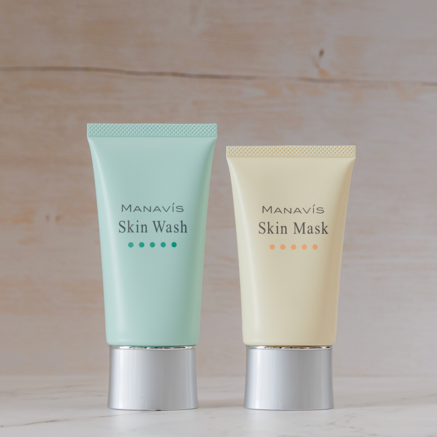 Manavis starter set [Skin wash + skin mask + foaming net] (approx. 5 days)